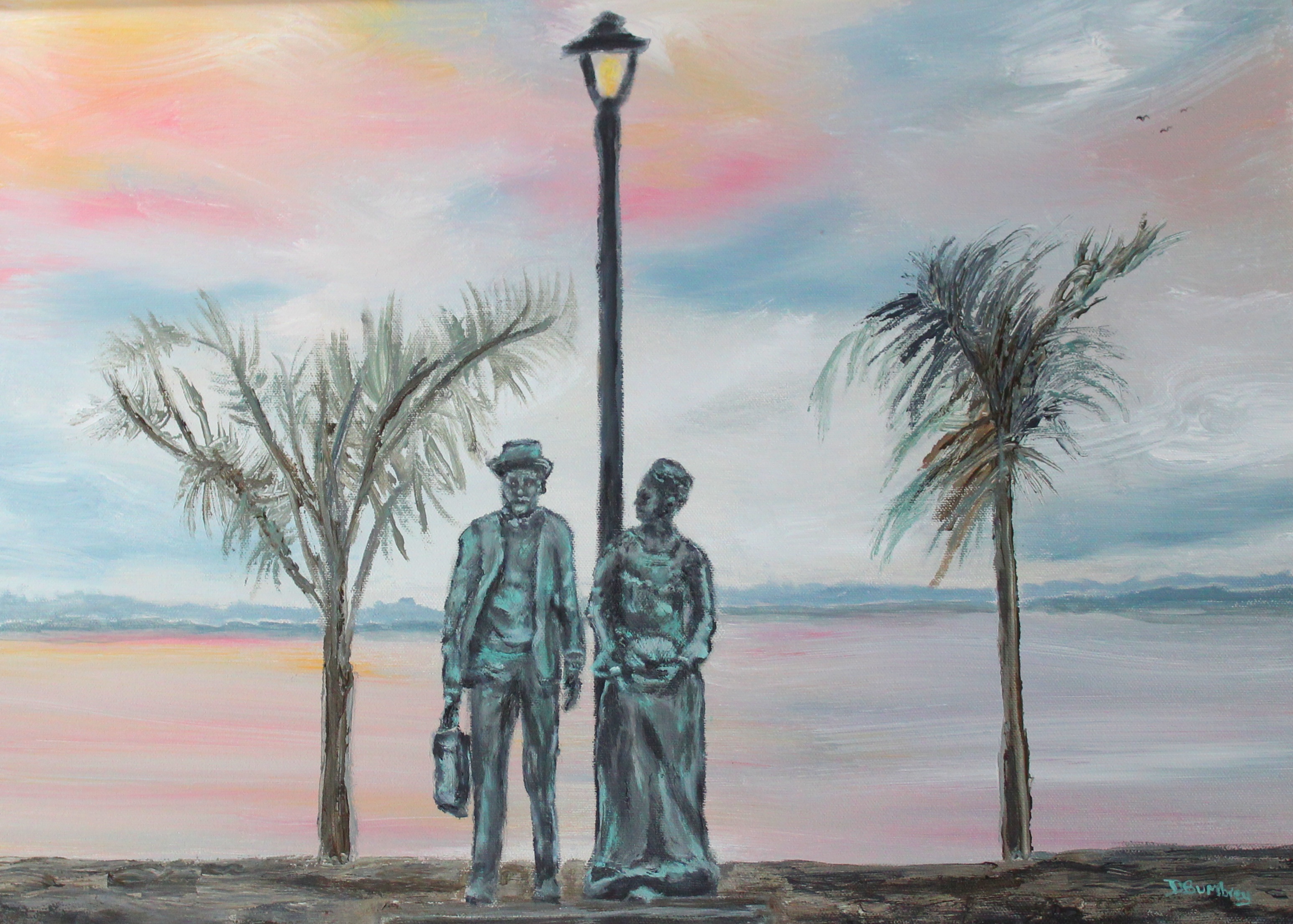 Colonial Beach Couple